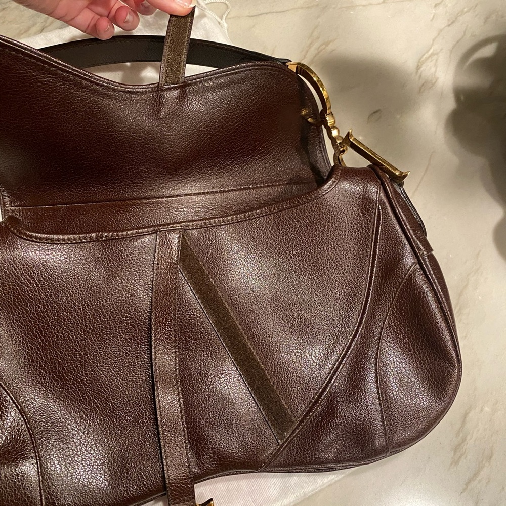 SOLD Dior Double Saddle Leather - Picture 3 of 11